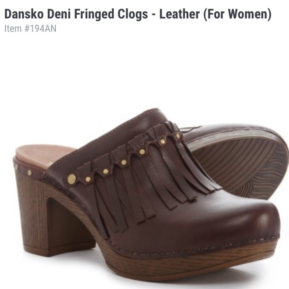 Dark brown Dansko Clogs